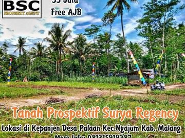 Jual murah tanah kavling lokasi di Ngajum
