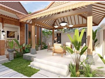 NEW VILLA WITH JAVANESE ARCHITECTURE IN PRAMBANAN