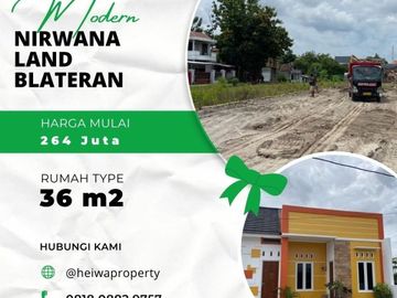 Hunian Rumah Modern type 36 Hanya 264 Jutaan di Klaten