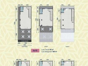 Ruko Baru Lokasi Premium di Hampton Avenue T2 Gading Serpong