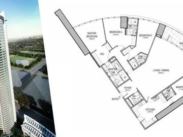 3BR for SALE in Kirov, Proscenium in Rockwell Makati