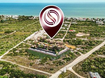 Penthouse con Rooftop privado, alberca y terraza, cerca del mar, en pre-venta Yu