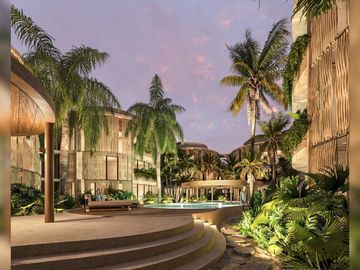 Penthouse con Rooftop privado, alberca y terraza, cerca del mar, en pre-venta Yu