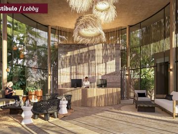 Penthouse con Rooftop privado, alberca y terraza, cerca del mar, en pre-venta Yu