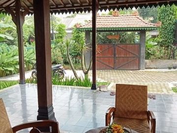 Rumah Joglo Siap Bangun Lahan Luas di Turi, Sleman
