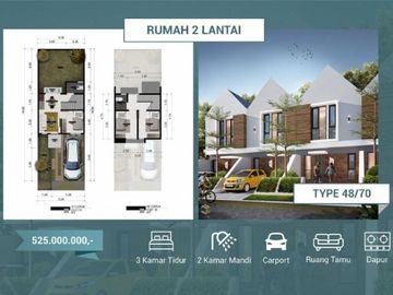 Rumah Exclusive 2 Lantai Dekat Univ Brawijaya