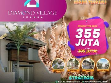 Perumahan murah sidoarjo residensial Tipe 42/72 Tambak cemandi