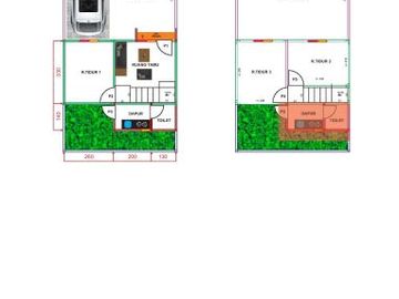 Rumah 2 Tingkat Nyaman View Merapi 5 menit ke Pasar Nasakom