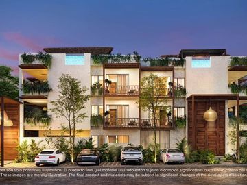 Departamento alberca privada con jardin de 58m2, area de yoga, area de asadores,