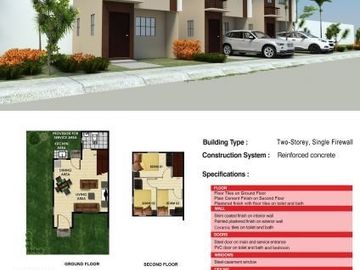 LUMINA HOMES ST. MARIA: ANGELI S-FIREWALL TOWNHSE 2BR 2-STRY