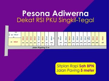 Dekat SPBU Kaliwadas, Kapling Tegal Terima SHM Perunit