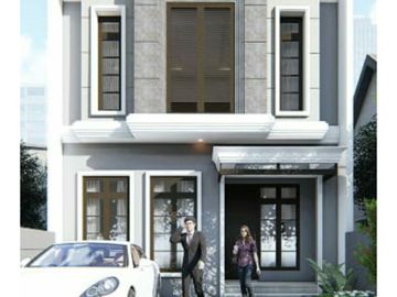 Rumah modern minimalis baru di klampis surabaya