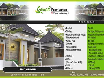 Rumah Dijual Murah di Perumahan Oemah Prambanan, siap KPR