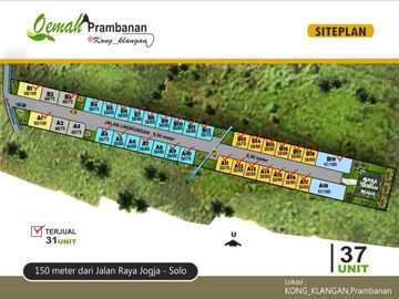 Rumah Dijual Murah di Perumahan Oemah Prambanan, siap KPR