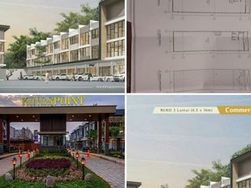 DIJUAL RUKO BARU KINGSPOINT PINGGIR JALAN RAYA DKT SUMMARECON BEKASI UTARA