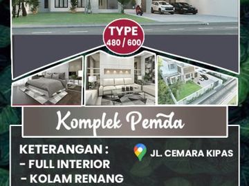 DIJUAL RUMAH MEWAH MODERN DI JL.CEMARA KIPAS TYPE 480/600