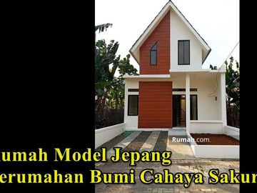 Rumah Model Jepang Strategis 10 mnt ke Jl Raya Jkt - Bogor