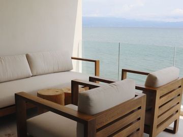 Departamento amueblado  a pie de playa en Bucerias, Nayarit