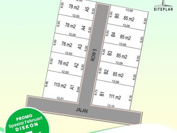 Diskon 25%: Tanah Kavling di Beji Dekat Kampus UI