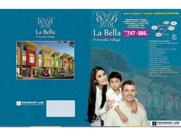Cluster La Bella @Arcadia Village Lokasi Strategis di Paramount Land Tangerang
