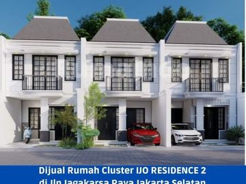 Dijual Rumah Cluster IJO RESIDENCE 2 di Jln Jagakarsa Raya Jakarta Selatan