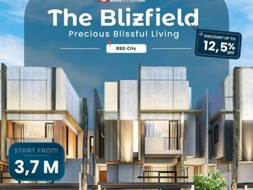 Rumah modern tropis Blizfield BSD Harga perdana pasti untung