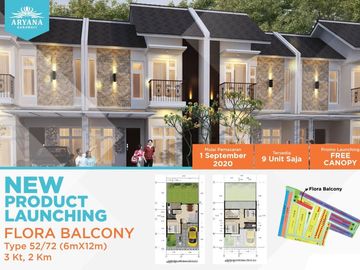 Rumah 2 Lantai Dibawah 1M dekat Karawaci
