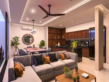 Casa con alberca, panel solar, paddle, coworking, juegos, gimnasio, venta Merida