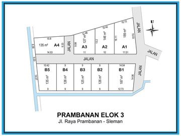 Kavling Kalasan, Utara Prambanan: Include Fasum