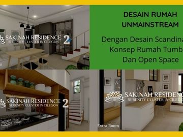 Perumahan Syariah Rumah Scandinavian 2 Lantai Harga 1 Lantai