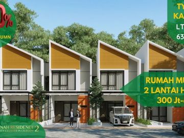Perumahan Syariah Rumah Scandinavian 2 Lantai Harga 1 Lantai