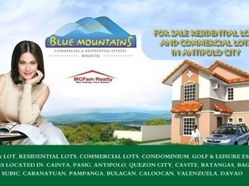 Residential Lots for Sale in BLUE MOUNTAINS Antipolo City, pls contact Donald @ 0955561---- or 0933825----
