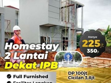 Rumah homestay dekat kampus ipb 2 kamar tidur 2 kamar mandi