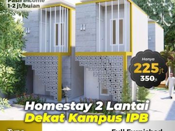 Rumah homestay dekat kampus ipb 2 kamar tidur 2 kamar mandi