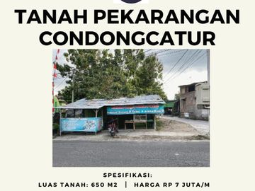 Tanah Pekarangan Mangku Jalan Rajawali Dekat Pasar Colombo