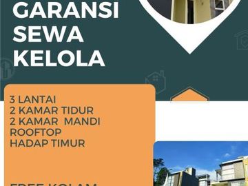 3 Lantai Rumah Batu Tipe 75 Pusat Kota Batu