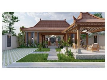 VILLA BERKONSEP JOGLO DI PRAMBANAN KLATEN JAWA TENGAH