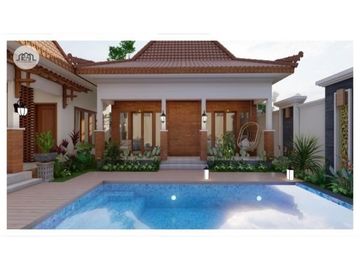 VILLA BERKONSEP JOGLO DI PRAMBANAN KLATEN JAWA TENGAH