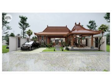 VILLA BERKONSEP JOGLO DI PRAMBANAN KLATEN JAWA TENGAH