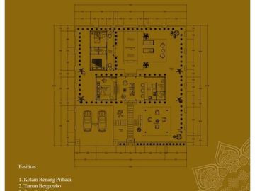 VILLA BERKONSEP JOGLO DI PRAMBANAN KLATEN JAWA TENGAH