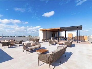 Penthouse a 500 metros del mar, alberca con vista al mar, gimnasio, lobby