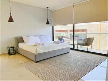 Penthouse a 500 metros del mar, alberca con vista al mar, gimnasio, lobby