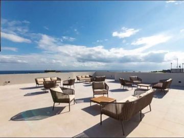 Penthouse a 500 metros del mar, alberca con vista al mar, gimnasio, lobby