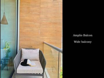 Penthouse a 500 metros del mar, alberca con vista al mar, gimnasio, lobby
