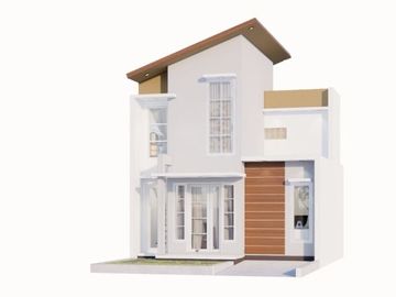 RUMAH MODERN DUA LANTAI SINGOSARI MALANG