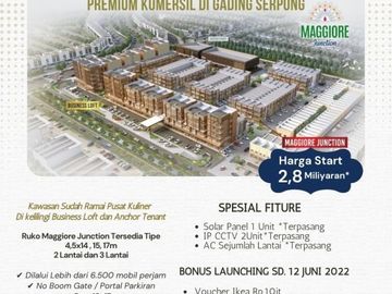 MAGGIORE JUNCTION RUKO TERLARIS DI LOKASI PREMIUM GADING SERPONG