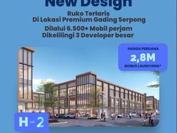 MAGGIORE JUNCTION RUKO TERLARIS DI LOKASI PREMIUM GADING SERPONG