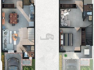 Casa en Venta en Frac Villa Asturiana, León, Gto. a 700m del Puente del Milenio, Modelo NAVIA