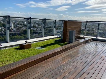 3 y 4  AMBIENTES con cochera  , 81.70 M2 , y 156.60 m2  PISCINA, SUM,GIMNASIO, SEGURIDAD ,SAUNA , LAUNDRY, PARRILLAS , SOLARIUM