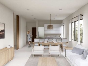 Departamento a pasos del mar en Zona Hotelera Sur de Cozumel, pre construcción